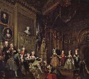 William Hogarth Spanish performances oil painting artist